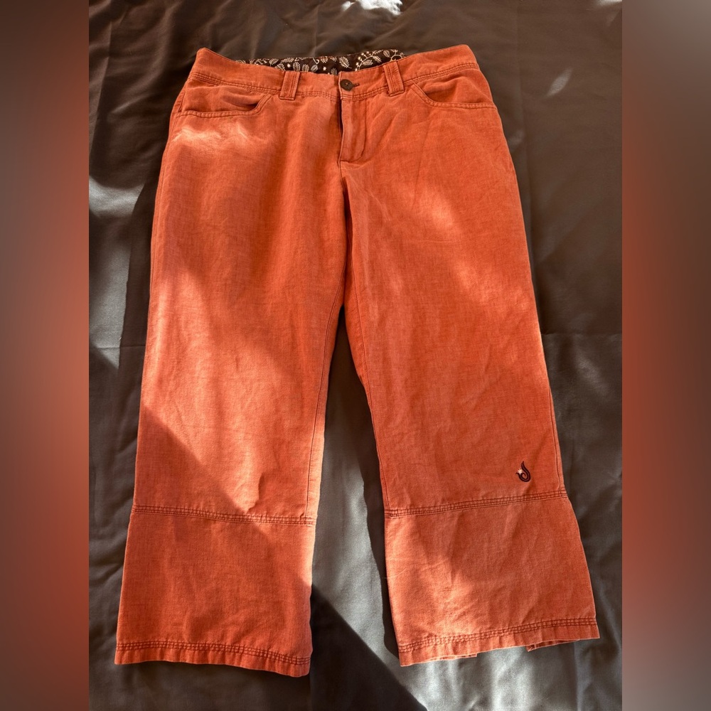 Isis Terracotta Wide-Leg Pants